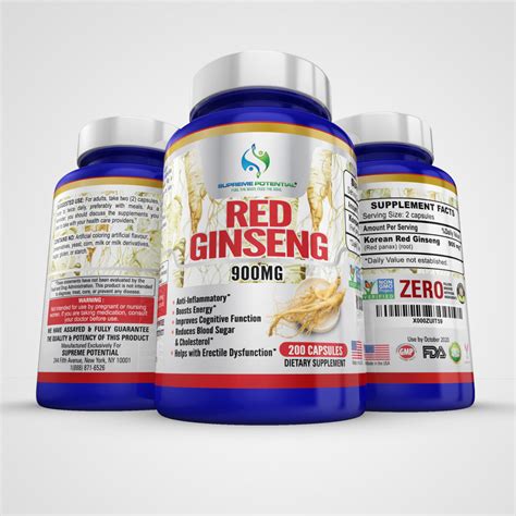 Red Ginseng: Nutrition Supplements for Erectile Dysfunction