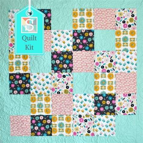 Quilt Kits For Beginners Easy Quilt Kit Beginner Quilt Kit Baby Girl ...