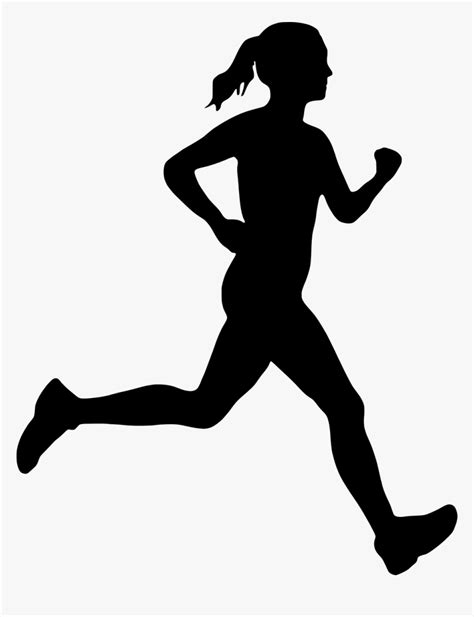 Woman, Running, Silhouette , Sport, Morning - Girl Running Silhouette ...