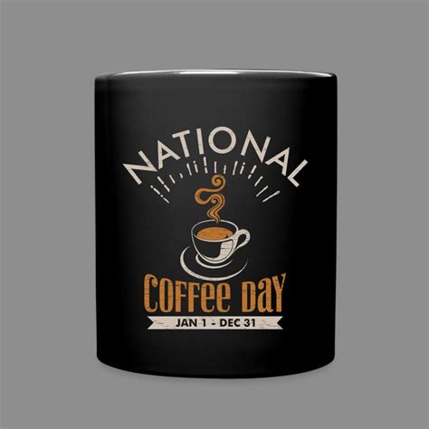 National Coffee Day Coffee Mug Full Color Mug | Ethos Wear Design and ...