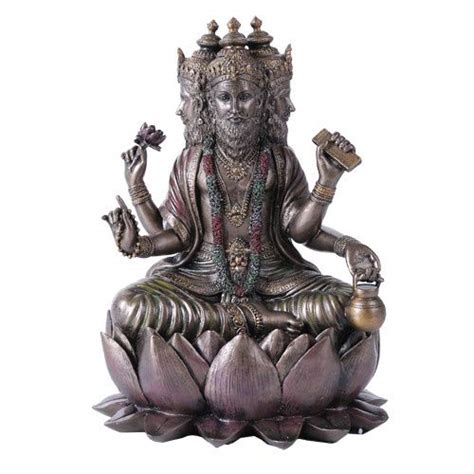 Buy Hindu Brahma God Four Faced Vedas Statue Online at desertcart INDIA