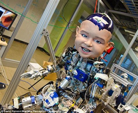 Watch the terrifying babybot: Creepy robot helps reveal how infants ...