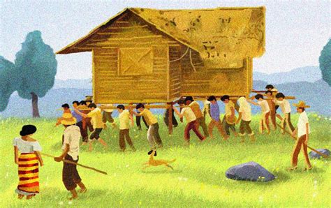 The Bayanihan Spirit | Philippines culture, Filipino art, Philippine art