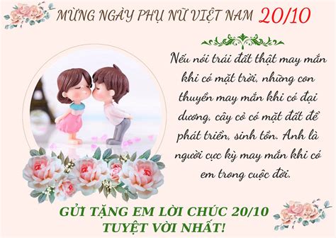 1001 lời chúc 20/10 cho người yêu ngọt ngào, tan chảy