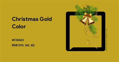 Christmas Gold color hex code is #C1A520