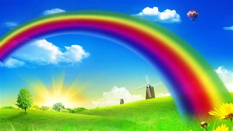 Natural Rainbow Wallpaper