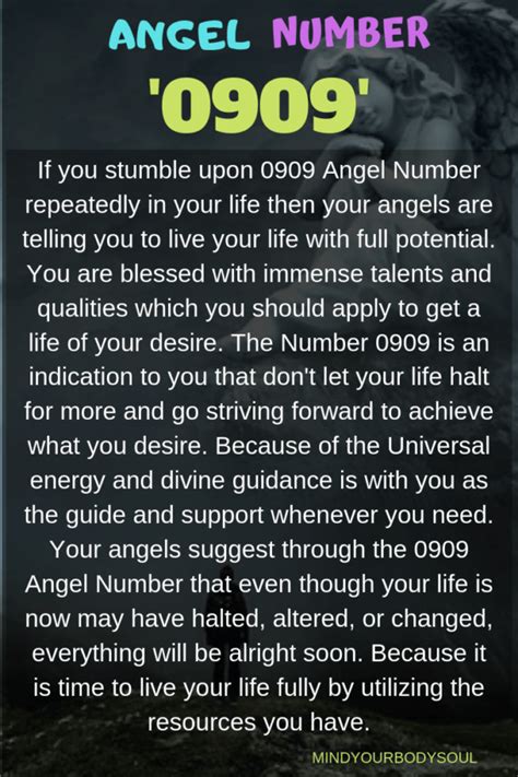 0909 Angel Number: Live Your Life To Optimum Limit. - Mind Your Body Soul