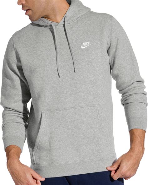 Nike - Nike Men's Club Fleece Pullover Hoodie, Dk Grey Heather, 4XL ...