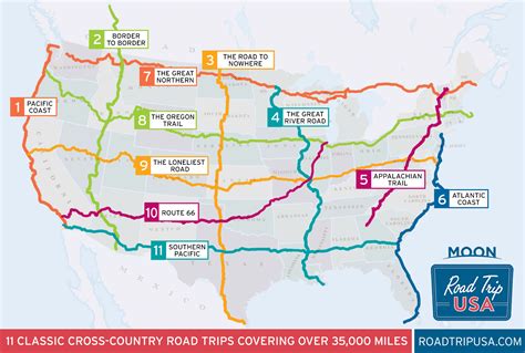 cross country road trip routes usa - Traveling Lifestyle