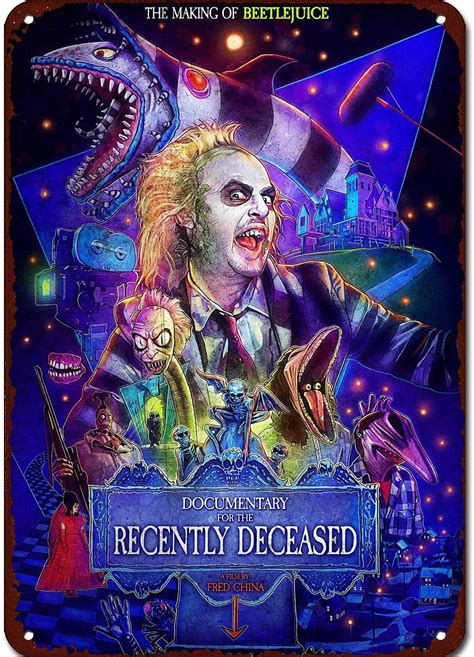 Beetlejuice Metal Sign Movie Posters Documentary for The Recently ...