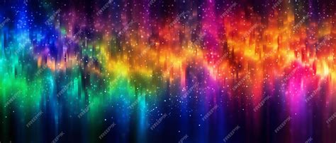 Premium AI Image | A colorful background with a rainbow and the word ...