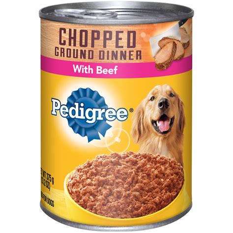 Pedigree Food for Adult Dogs, Traditional Ground Dinner with Chopped ...