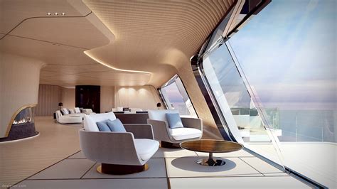 Futuristic Superyacht Styled on a Dugout Canoe by Oceanco