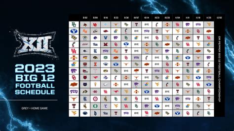 UCF announces inaugural 2023 Big 12 football schedule - UCFSports: UCF ...