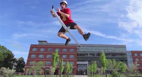 Extreme Pogo Stick Tricks - Extreme Video | eBaum's World