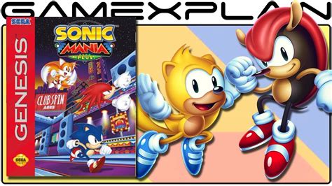 Sonic Mania Plus Announced + PLAYABLE Mighty & Ray (DLC Expansion ...