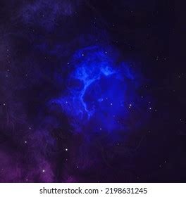 Deep Space Nebula Blue Color Nebula Stock Illustration 2198631245 ...