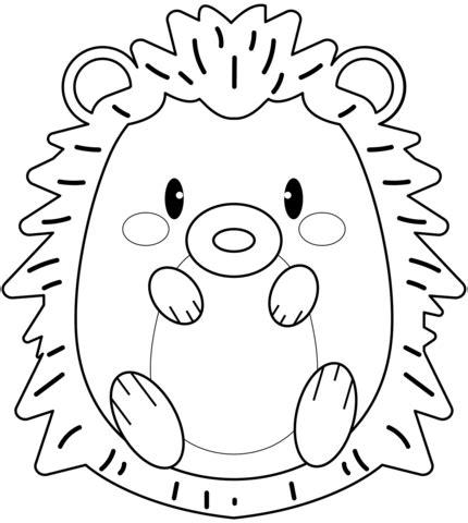 Hedgehog Printable Template | Free Printable Papercraft Templates