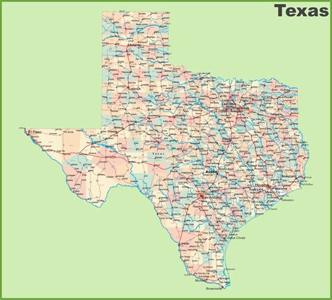 Map Of south Texas Cities | secretmuseum