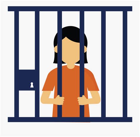 Transparent Clipart Prisoner Behind Bars - Cartoon , Free Transparent ...