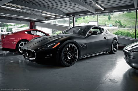 AUTOSHOWPICTURES: Maserati GranTurismo Sport * Black Matt Edition*