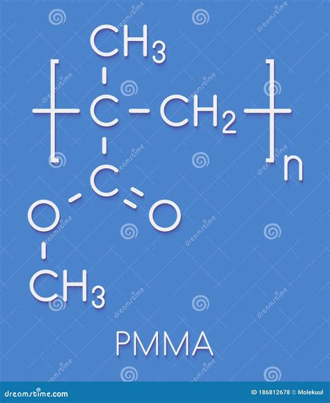 Methyl Methacrylate, MMA And Polymethyl Methacrylate , PMMA Molecule ...