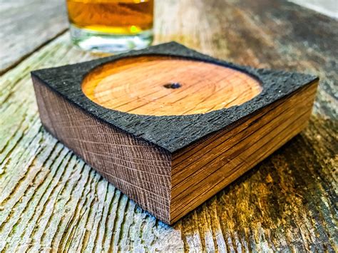 Bourbon Gifts Bourbon Gift for Him Wood Coaster Set | Etsy