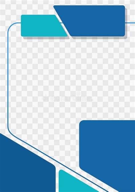 A blue blank template stock vector. Illustration of template - 122871765