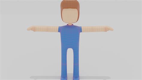 Free 3D Blender Simple Character - TurboSquid 1930024