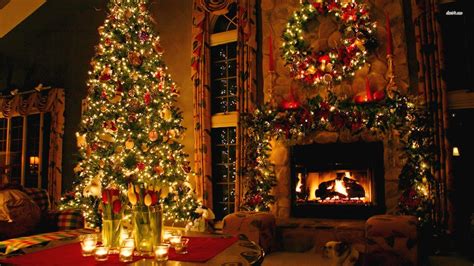 Christmas Fireplace Wallpapers - Top Free Christmas Fireplace ...