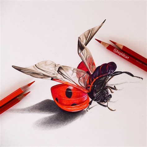 Ladybird/Ladybug by Sallyann at Biophilicart | Animal illustration art ...