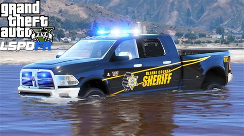 Gta 5 Lspdfr Live Quotram Jamquot Dodge Ram 3500 Dually Sheriff Patrol