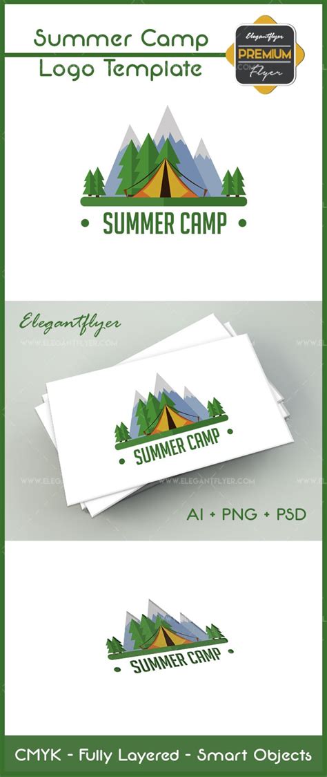 Summer Camp – Premium Logo Template - 10020862 | by ElegantFlyer