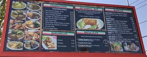 Menu of Taco Express in Sacramento, CA 95824