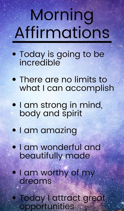 Use these 75 postive thinking affirmations thoughout the day to have ...