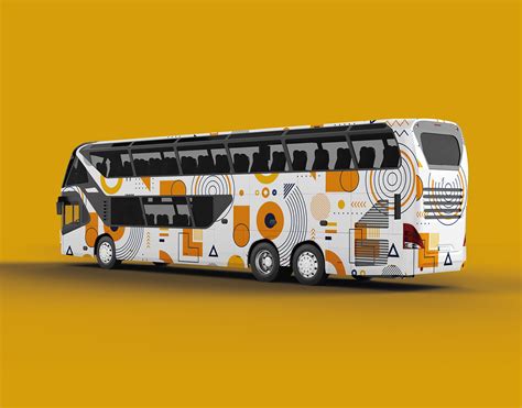 Geometric pattern Design for Coach Bus :: Behance