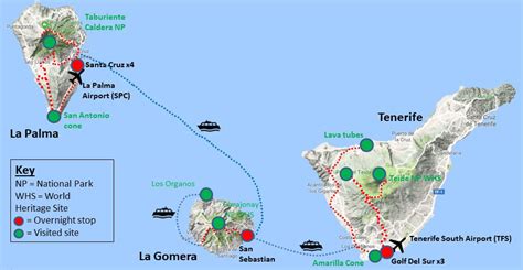 Canary Island7 Route map - Georeizen