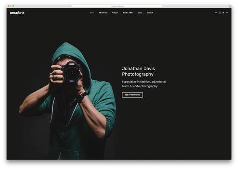 Website Template Photography