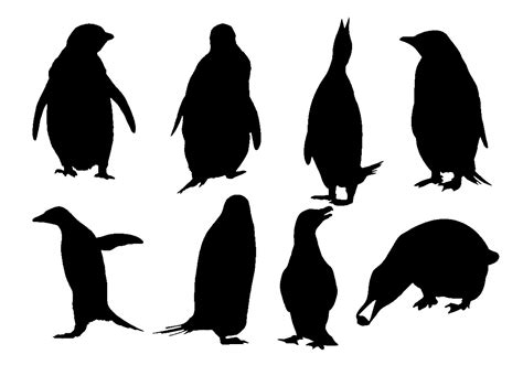 Free Penguin Silhouette Vector 94277 Vector Art at Vecteezy