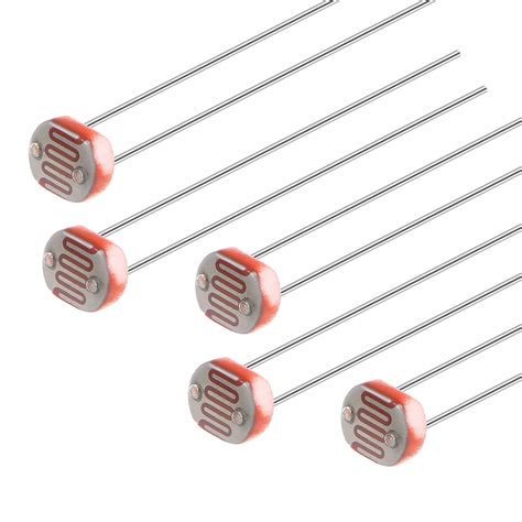 5pcs Photoresistor LDR 5mm Light-Dependent Resistor Sensor GL5537 ...