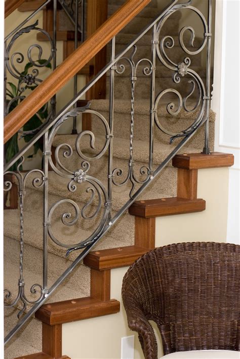 Projects - Custom iRon works Wrought Iron Stair Railing, Staircase ...