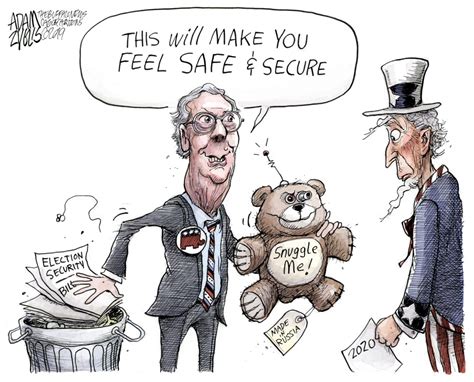 Political Cartoons: Election security bill scuttled by “Moscow Mitch ...