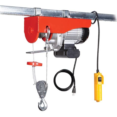 880 lb. Electric Hoist with Remote Control | Electric hoists, Garage ...