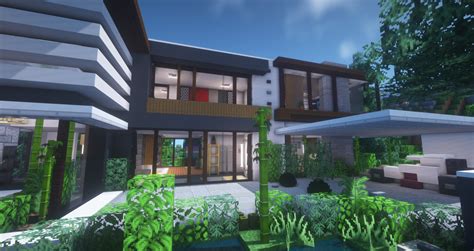 Realistic Modern House Download Tutorial Minecraft Map - IMAGESEE