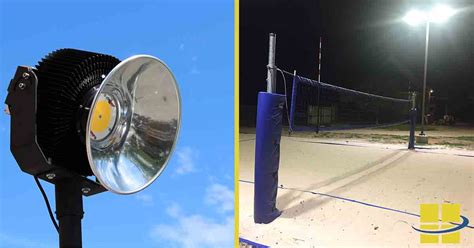 Backyard Volleyball & Recreational Volleyball Lighting