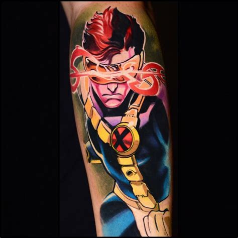 Cyclops tattoo by Ben Ochoa | Marvel tattoos, Comic book tattoo, Comic ...