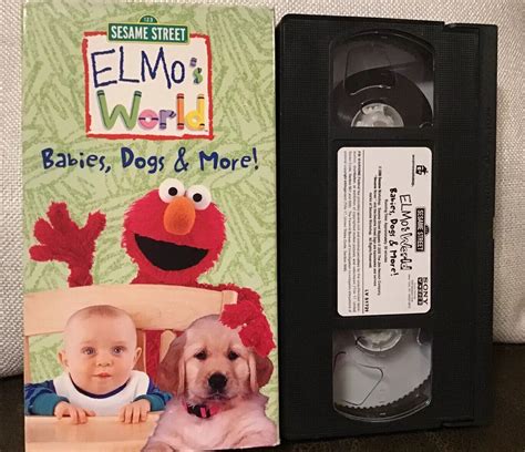 Elmo’s World Babies, Dogs & More! VHS Video Sesame Street Combined Ship ...