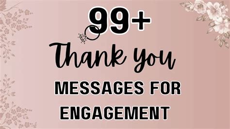 99+ Inspiring Thank You Messages for Engagement - Greeting Says