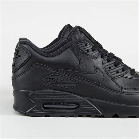 Nike Air Max 90 Leather (Black/Black) - Consortium.