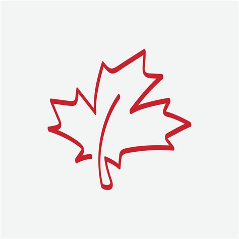 Maple leaf logo, Red maple leaf, Canada symbol, Red Canadian Maple ...